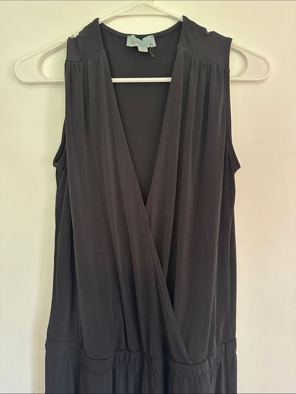 Veronica M Black Sleeveless Jumpsuit with Pockets